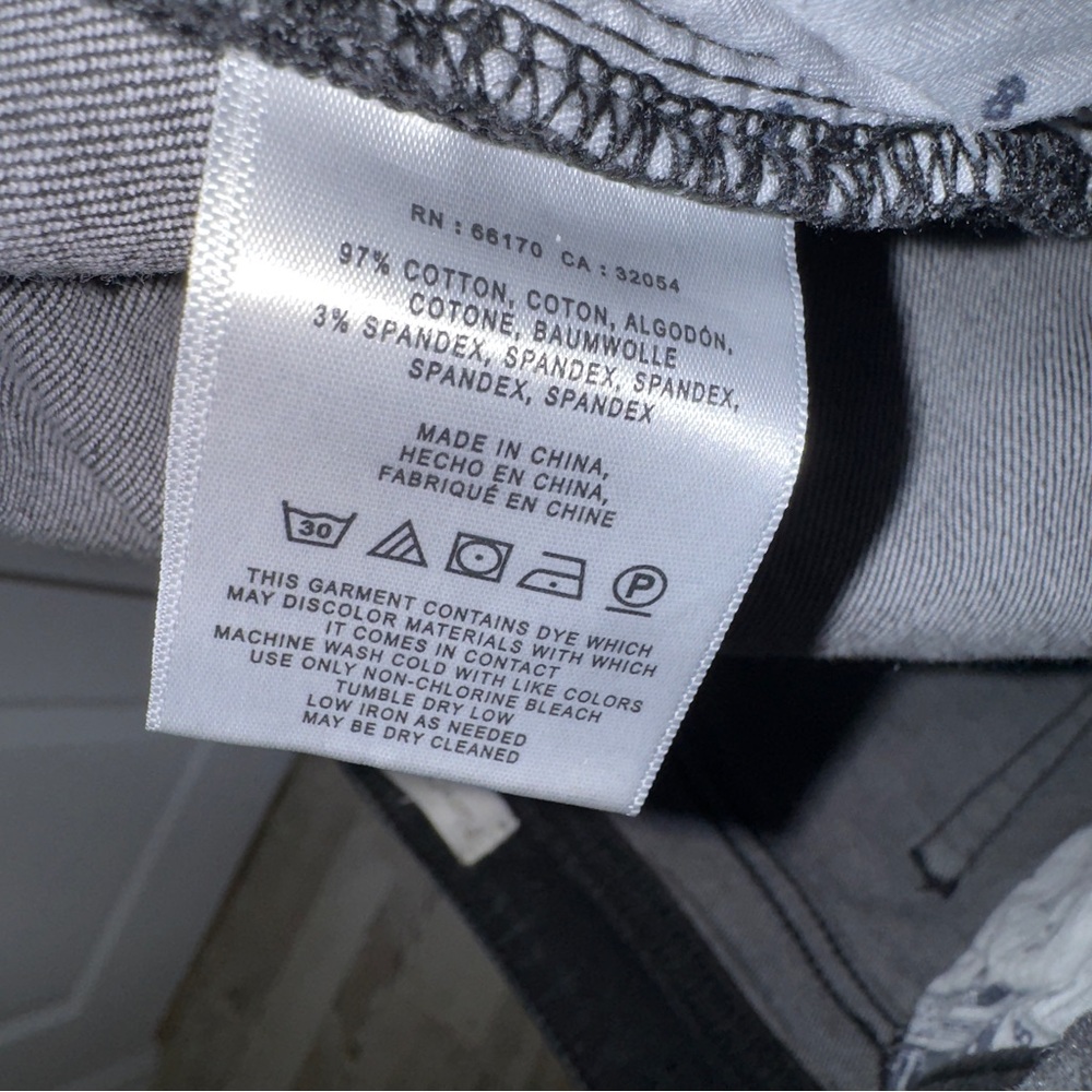 Pilcro & The Letterpress Slim Straight Jeans Black Gray Wash Women’s Size 25 - Picture 8 of 12